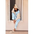 thumbnail image 2 of Ekouaer 2 Pack Womens Pajama Sets Long Sleeve Pjs Lounge Set Soft Comfy Sleepwear Winter Loungewear, 2 of 3