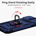 thumbnail image 2 of Estuche GANGXUN para iPhone X/Xs, soporte giratorio 360°, estilo mecánico y magnético, 2 of 5