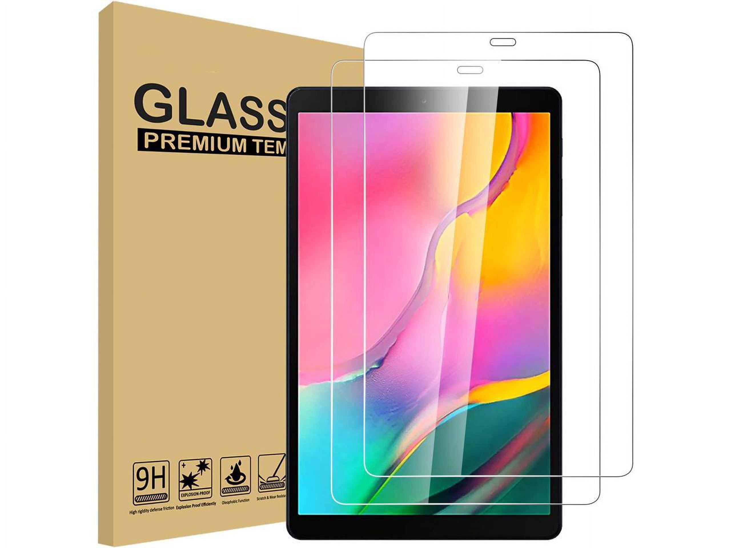 [2-Pack] Screen Protector for Samsung Galaxy Tab A 10.1 inch 2019 SM-T510 T515 T517 Tempered Glass Screen Protector Film, Scratch Resistant