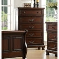 thumbnail image 2 of Absolute Classic Pine Wood Chest, Dark Brown, 2 of 2