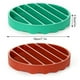 thumbnail image 4 of Inteprter Rejilla para asar, soporte para asar, accesorios redondos rojos para el hogar, utensilios de cocina antiadherentes lavables, utensilio de cocina Cocina y Comedor Verde Inteprter HA083929-01, 4 of 6