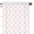 thumbnail image 3 of Sweet Jojo Designs Ballerina and Ballet Bows Girl Semi-Sheer Rod Pocket Curtain Panels Drapes Set 2 Piece, 3 of 5