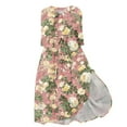 thumbnail image 2 of Tejiojio Women's Short/Long Sleeve Loose Plain Casual Dresses with Women Floral Loose Pleated Shirt Dress Mini Flowy Dress, 2 of 5
