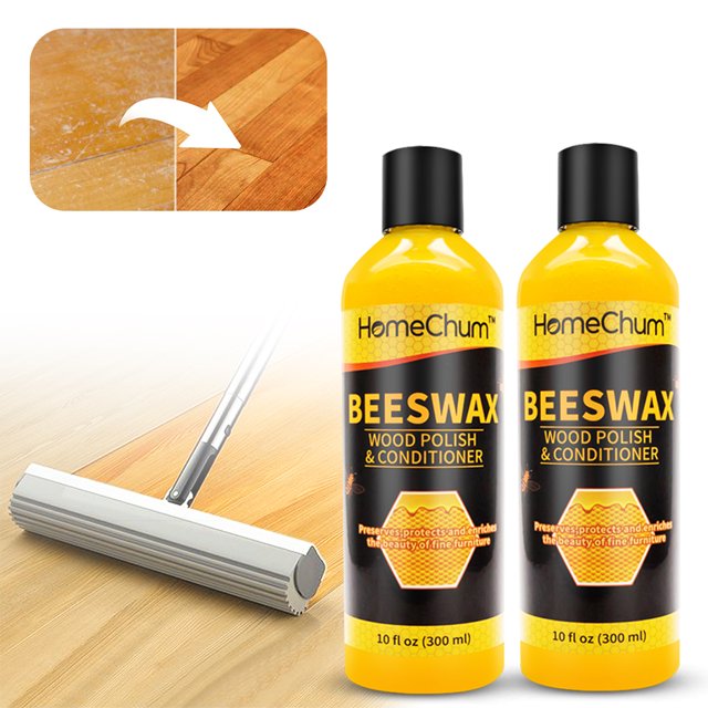HomChum 2 Pack Wood Seasoning Beeswax for Furniture, Multipurpose