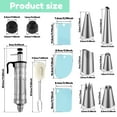 thumbnail image 4 of 13 Pcs Dessert Decorating Syringe Set Complete Frosting Piping Kit with 6 teQvJ, 4 of 10