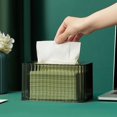 thumbnail image 4 of Household Room towel Box puller Box transparent Green 180 * 120 * 102mm, 4 of 5
