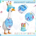 thumbnail image 4 of Porch Goose Happy Birthday Outfits, Cake Hat and Bandana Set for 23” 17” Cement Plastic Goose Statue, 4 of 4