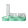 thumbnail image 2 of Dispensador de cuencos de gatos Colco de agua de alimentos para mascotas con botella desmontable, 2 of 7