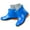Blue, variant on Men's Rain Garden Boots Shoes Water Wear Waterproof Non Slip Chelsea Ankle Rainboots for Women