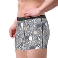 thumbnail image 3 of Bingfone Cute Dog And Flowers Men's Underwear - Casual Stretch Boxer Briefs-Medium, 3 of 7
