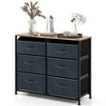 thumbnail image 1 of Costway Armoire de Rangement pour Commode à 6 Tiroirs avec Tiroir en Tissu Pliable, 1 of 10
