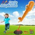thumbnail image 4 of Rirool Dinosaur Rocket Launcher Toy – Stomp & Launch 6 Foam Rockets Up to 100ft, Outdoor STEM Activity for Kids Ages 3-, 4 of 8