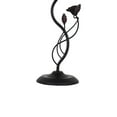 thumbnail image 6 of CHLOE Mariebelle Tiffany-Style Floral Stained Glass Table Lamp 16" Width, 6 of 9