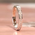 thumbnail image 3 of Women's Platinum Plated Sterling Silver 1ct Princess CZ Channel Setting Wedding Band ( Size 5 to 9 ), 9, 3 of 8
