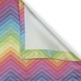 thumbnail image 4 of Ambesonne Rainbow Valance Pack of 2, Colorful Vivid Chevron, 54"X12", Multicolor, 4 of 5