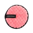thumbnail image 4 of Almohadilla desmaquillante de fibra Esponja de limpieza facial reutilizable Puff cosmético (rosa) JShteea Cuidado Belleza, 4 of 8