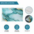 thumbnail image 6 of Teal Marble Placemats Set of 6, Golden Ink Painting Abstract Art Washable Wipeable Table Mats for Dining Tables, Indoor Outdoor Kitchen Place Mats for Holiday Party Table Decor, 6 of 9