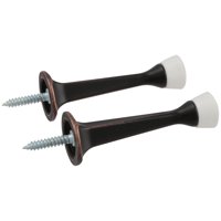 Bulldog Hardware® Oil-Rubbed Bronze Solid Doorstops 2 ct Pack