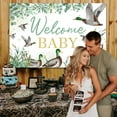 thumbnail image 4 of Duck Hunting Baby Shower Decorations, 5x3 ft Mallard Duck Welcome Baby Backdrop Banner Sign Photography Background Photo Studio Props for Duck Baby Shower Party Supplies, 4 of 6