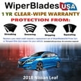 thumbnail image 2 of 2018 Nissan Leaf Beam Wiper Blades Wipers w/1yr Warranty (Set of 3) w/Rear Wiper (WiperBladesUSA), 2 of 5