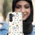 thumbnail image 5 of Mundaze - Case for Samsung Galaxy S22 Ultra Slim Shockproof Hard Shell Soft TPU Heavy Duty Protective Phone Cover - Cute Spring Floral Bicycles, 5 of 5