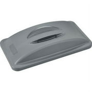 Global Industrial Solid Lid With Handle, Gray