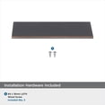 thumbnail image 3 of Amerock Edge Pulls 3-3/4 inch (96mm) Center-to-Center Oil-Rubbed Bronze Cabinet Edge Pull, 10 Pack, 3 of 4