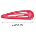 thumbnail image 3 of OUNONA 50 Pcs Barrettes à Pression en Métal Époxy Rouge pour Filles et Tout-Petits, 3 of 3