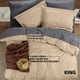 thumbnail image 2 of Juego de fundas de edredón Utopia Bedding King Size, 3 piezas, color beige, 2 of 8