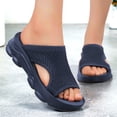 thumbnail image 1 of MKLEKYY Sandalias Casuales para Mujer Sandalias Cómodas y Transpirables Con Plataforma y Tacón de Cuña para Caminar y Uso Informal, 1 of 4