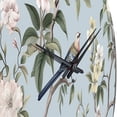 thumbnail image 3 of Designart "Bird in Minimalist Floral Setting I" Floral Oversized Wall Clock, 3 of 6