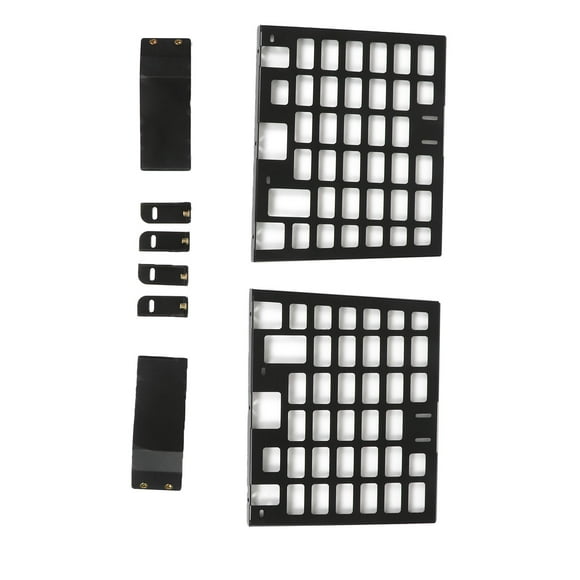 Rear Storage Panel, Colorfast Practical Rustproof Rear Window Side Storage Rack 2pcs For Car