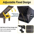 thumbnail image 4 of Funda impermeable para silla de salón de patio SIHAIAN 220x81x89 cm negra, 4 of 8