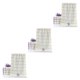 thumbnail image 2 of Inteprter Toallas faciales de rayas gruesas de algodón puro, toallas absorbentes de secado rápido con patrón de lavanda Type2 NO2 Inteprter CBP003779, 2 of 6