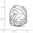 thumbnail image 5 of Sterling Silver Rhodium-Plated Adjustable Ring, 5 of 5