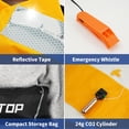 thumbnail image 5 of Koorium Manual Inflatable Belt Pack for Adults, Low Profile Swim Vest with CO2 Cartridge & Emergency Whistle, Lightweight PFD for Kayaking, Fishing, Boating, 5 of 8