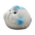 thumbnail image 2 of Mini estatua de pez burbuja, soporte para varillas de incienso, artesanía, decoración de mesa, bonito escritorio Azul y blanco, 2 of 9