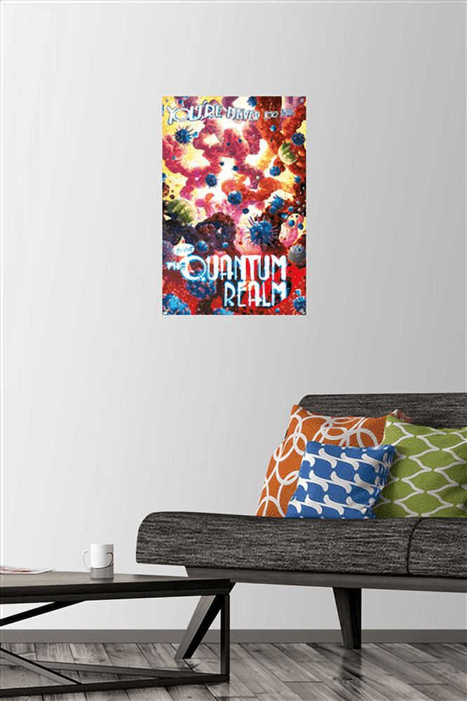 Marvel: Hero Lands - Quantum Realm Wall Poster with Push Pins, 14.725" x 22.375"