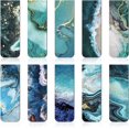 thumbnail image 1 of Magnetic Bookmarks Magnet Page Markers Assorted Book Markers Durable Magnetic Page Clip for Students Teachers Reading, Multi Ocean Patterns (10 Pieces, 1 of 4