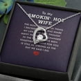 thumbnail image 3 of To My Wife Smokin' Hot Wife Forever Necklace w Message Card, 3 of 7
