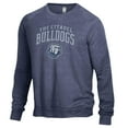 thumbnail image 2 of Men's Heathered Navy Citadel Bulldogs The Champ Tri-Blend Pullover Sweatshirt, 2 of 3