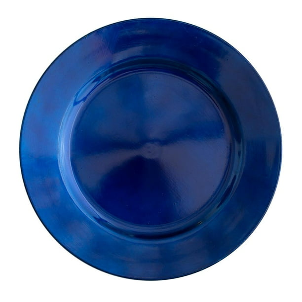 Richland Plain Charger Plate 13" Royal Blue Set of 12