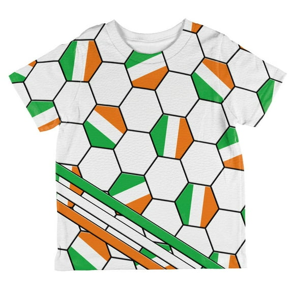 World Cup Ireland Soccer Ball All Over Toddler T Shirt Multi 4T