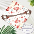 thumbnail image 3 of Valentine's Day Breathable Chiffon Yarn Pet Scarf Pack of Two - Translucent Light Collars 40.6x40.6x58/16x16x22.8in & 53.3x53.3x76.2/20.9x20.9x30 in, 3 of 5
