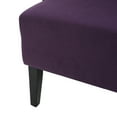 thumbnail image 5 of GDF Studio Ruple Contemporary Fabric Upholstered High Back Dining Chair, Plum and Matte Black, 5 of 9