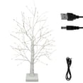 thumbnail image 2 of Adifare 2Ft LED Birch Tree Light 144 LED Artificial Tree Lamp with Timer 24in USB/Battery Operated Tabletop Birch Tree Light Decorative for Table Home Bedroom Wedding Party, 2 of 8