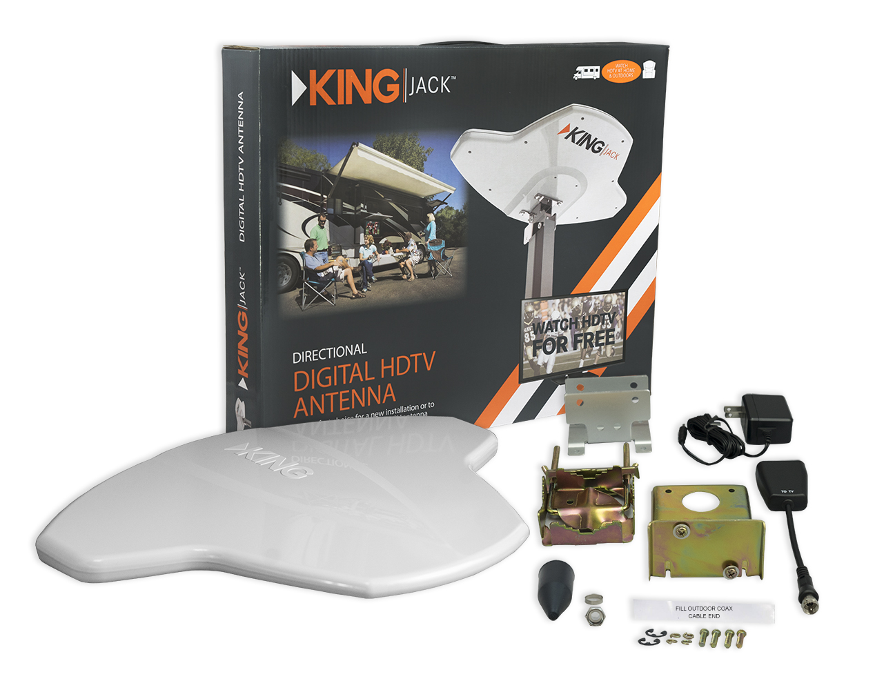KING Jack™, Directional OTA HDTV Antenna, Replacement Head, White