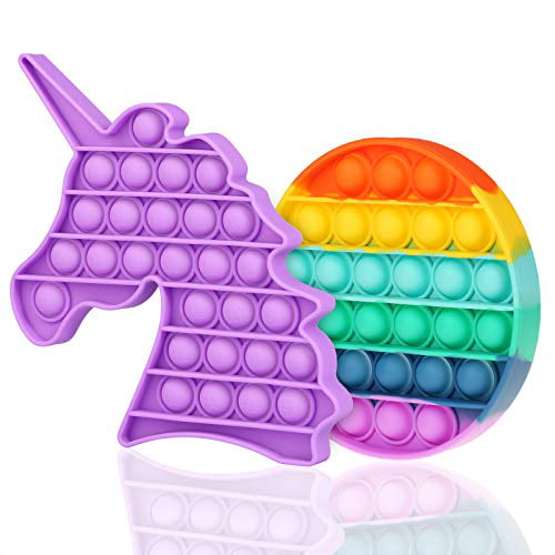 Push Pop Bubble Unicorn Headphones Sensory Fidget Toy it Stress Relief Autism 