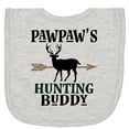 thumbnail image 2 of Inktastic Pawpaw Hunting Buddy Bow Hunter Newborn Bib, 2 of 3