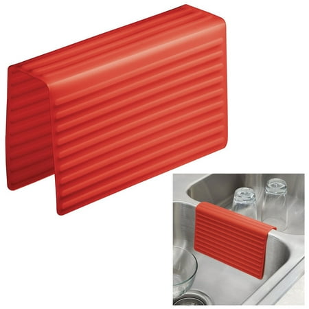 Kitchen Sink Saddle Double Sink Protector Cover Red